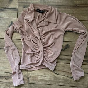 Pink long sleeve shirt